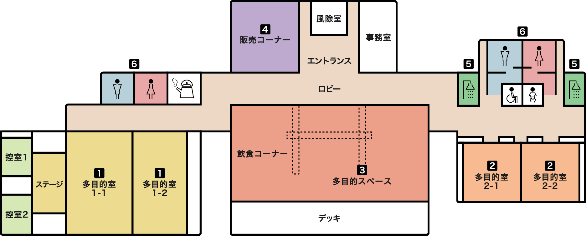 テラス・サンサン フロアマップ